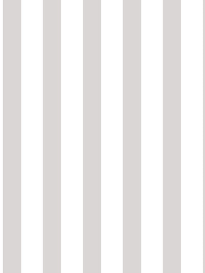 'Preppy Stripe' Wallpaper by Sugar Paper - Stone