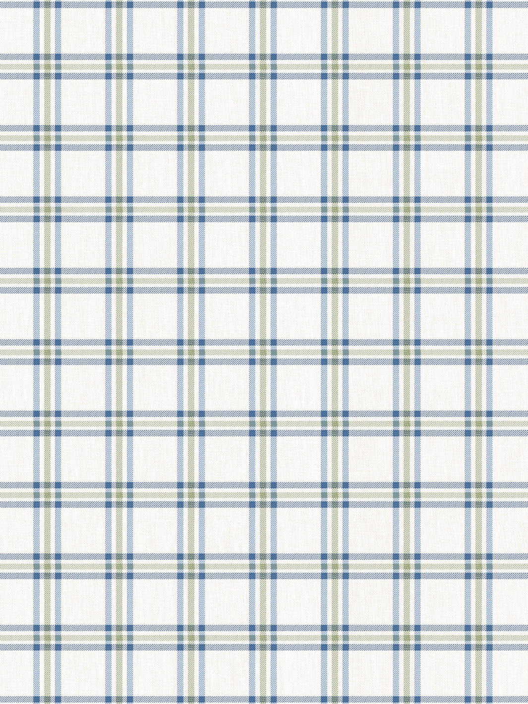 rodgers plaid linen fabric by nathan turner blue green