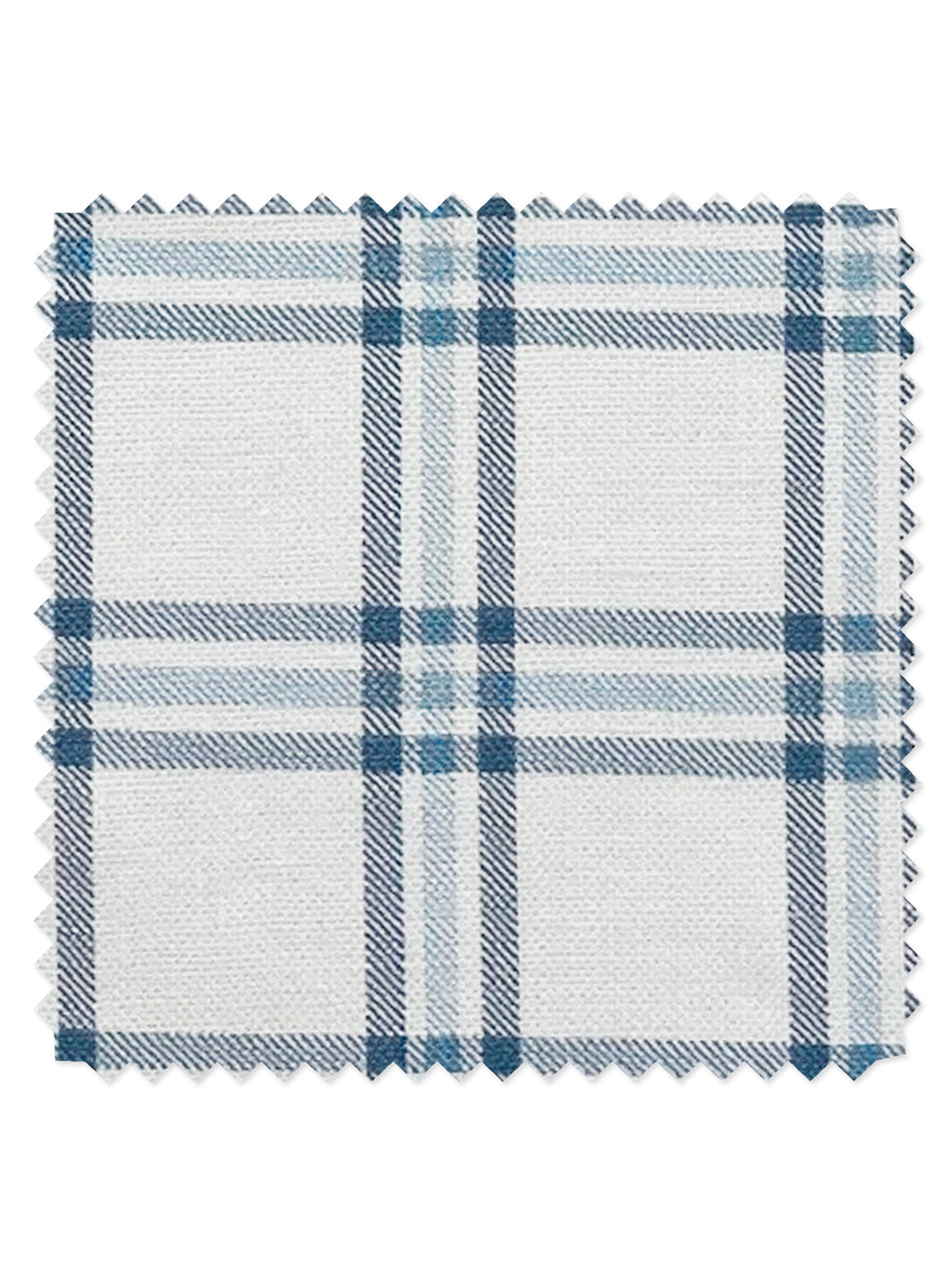 rodgers plaid linen fabric by nathan turner blue