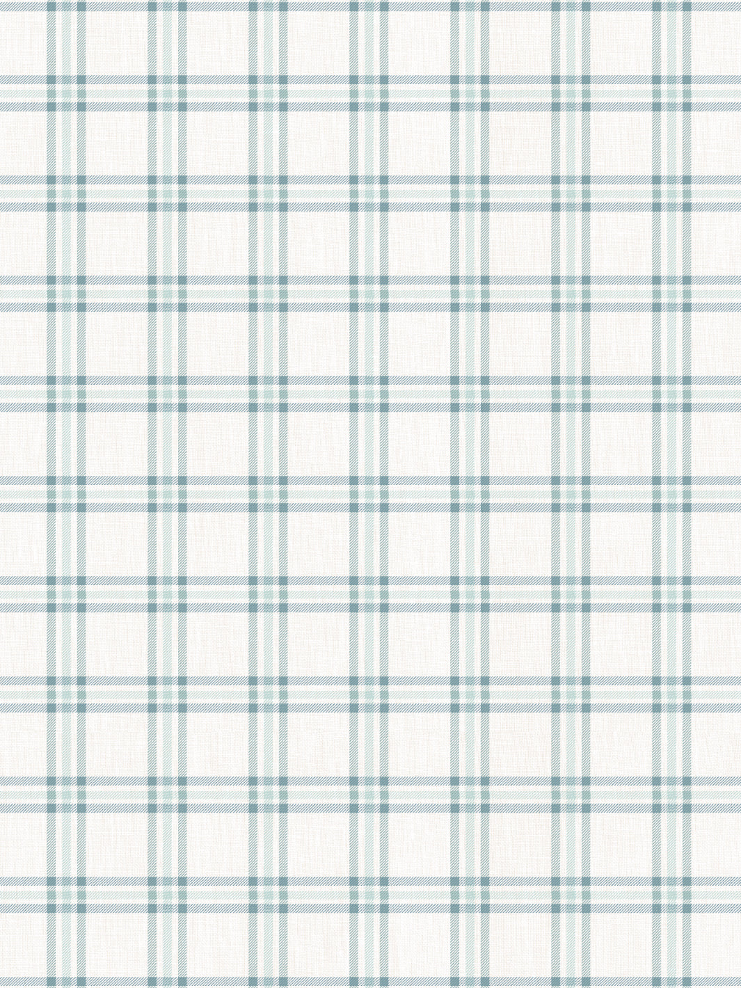 rodgers plaid linen fabric by nathan turner seafoam