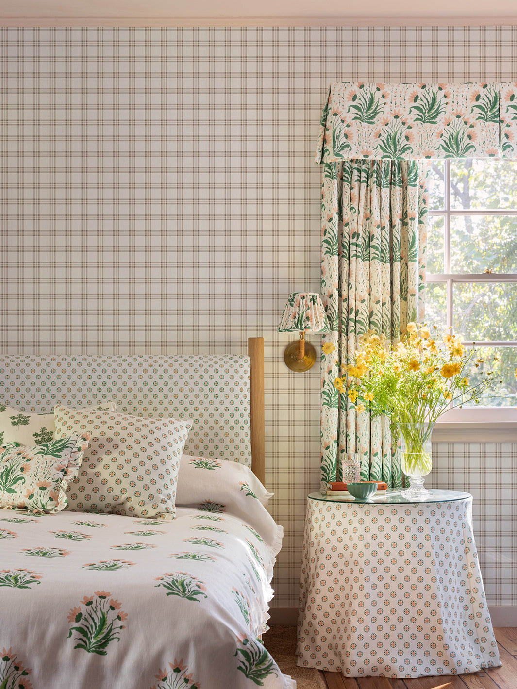 rogers plaid wallpaper by nathan turner neutral