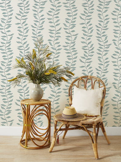 seneca grasscloth wallpaper by nathan turner seafoam