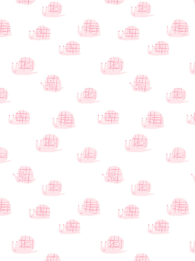 snails wallpaper by tea collection bubblegum 1