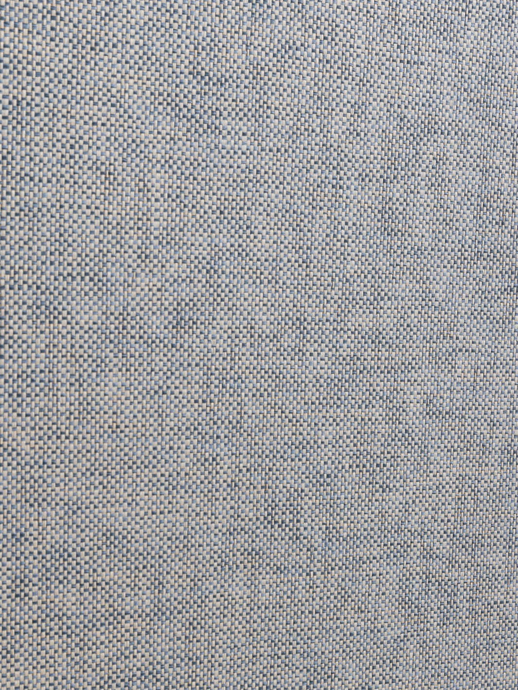 'Stitch Two Tone' Grasscloth Wallpaper in Indigo Cream