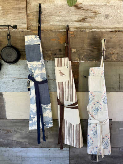 stuart stripe apron by nathan turner x hedley bennett brown