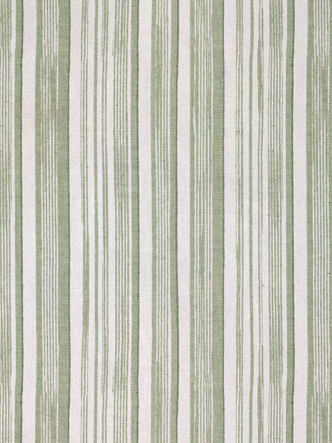 stuart stripe linen fabric by nathan turner lichen