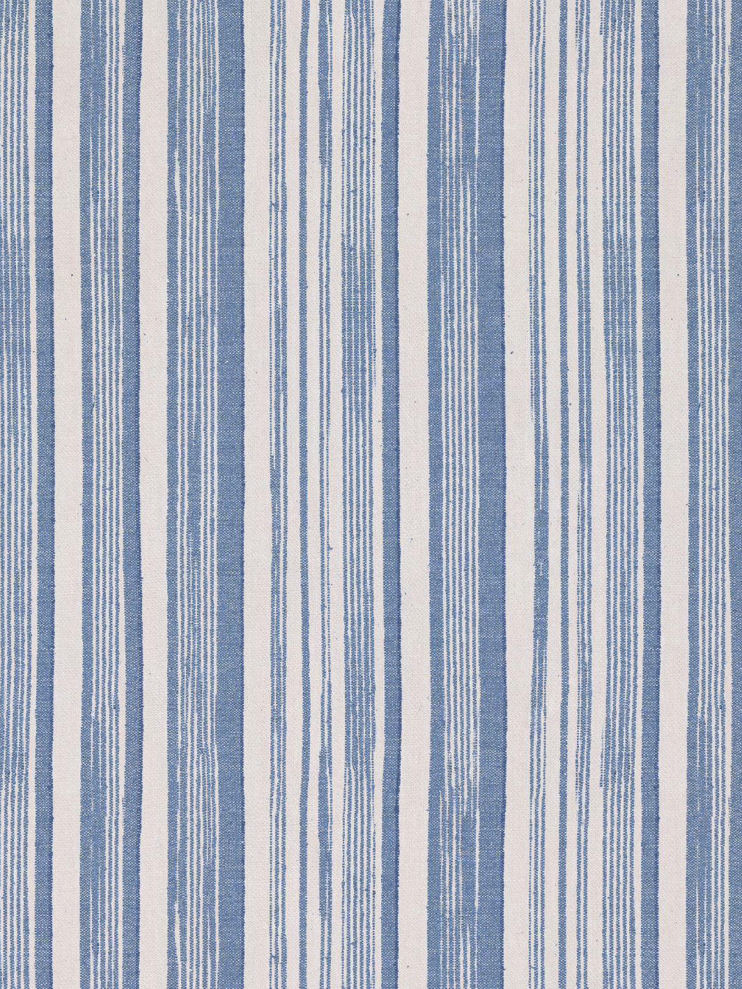 stuart stripe linen fabric by nathan turner blue