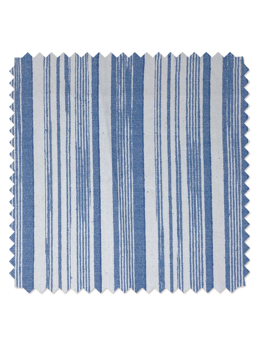 stuart stripe linen fabric by nathan turner blue