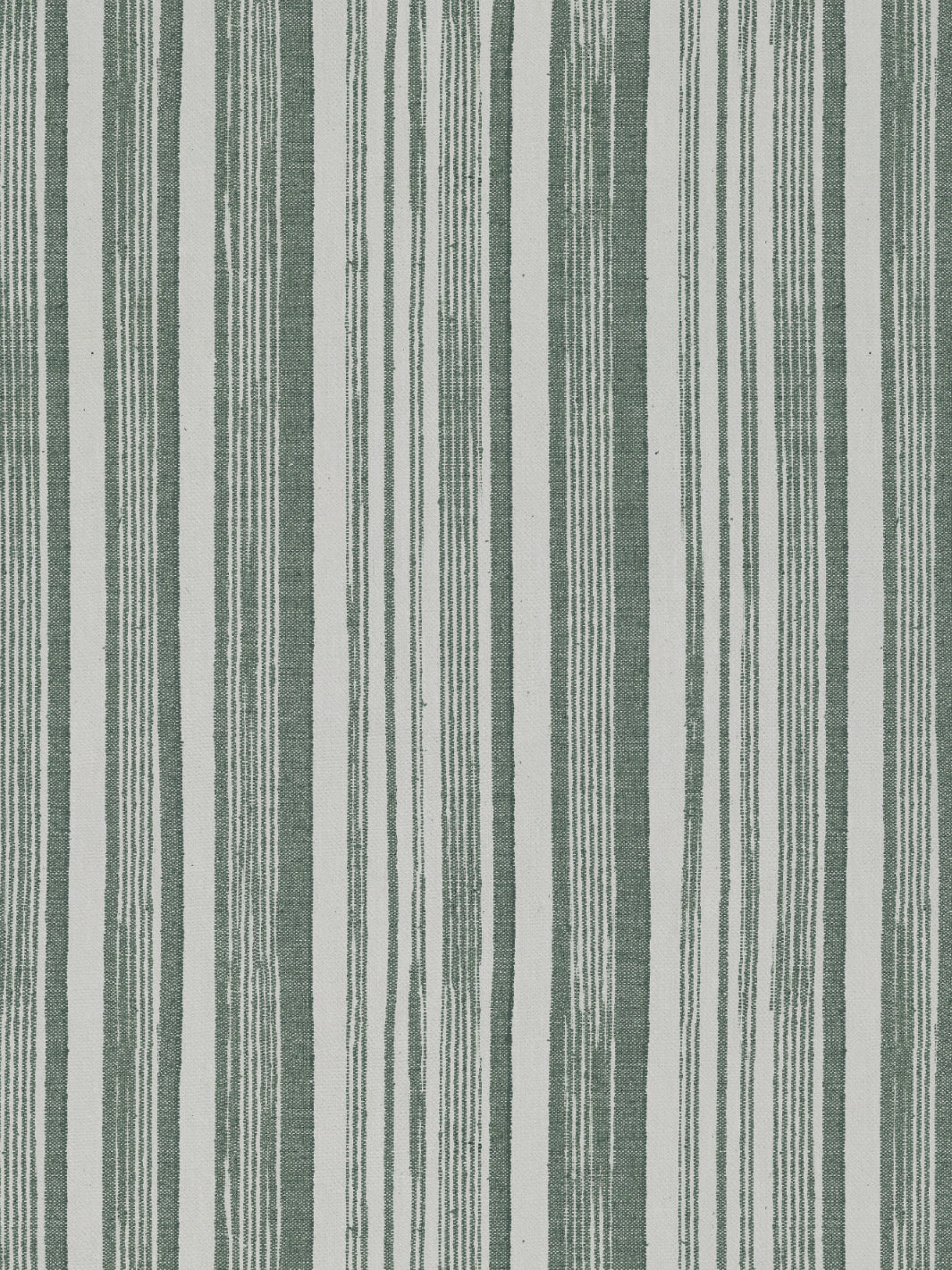 stuart stripe linen fabric by nathan turner green