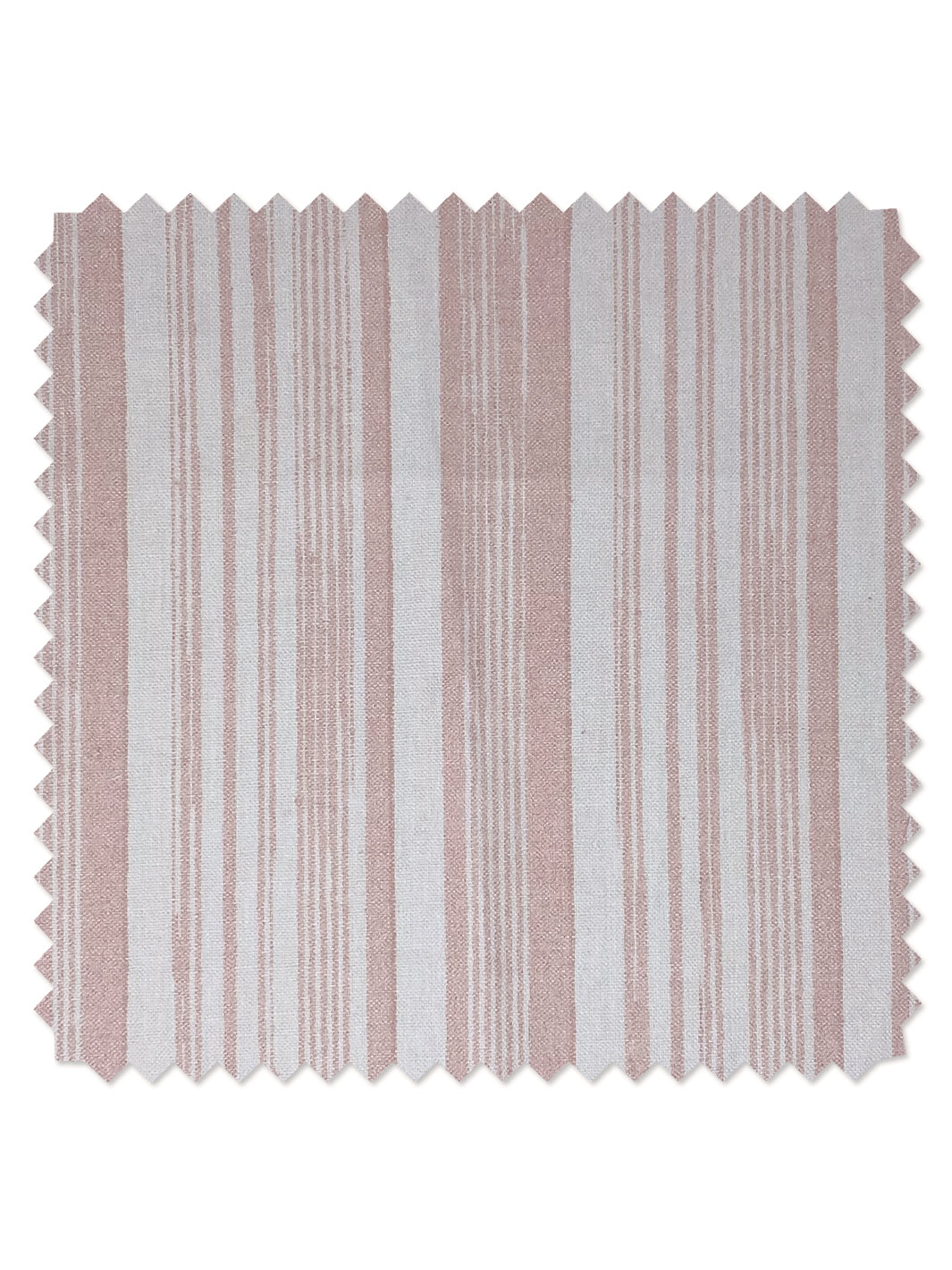 stuart stripe linen fabric by nathan turner pink