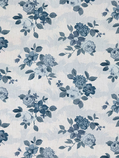 theodora linen fabric by nathan turner blues