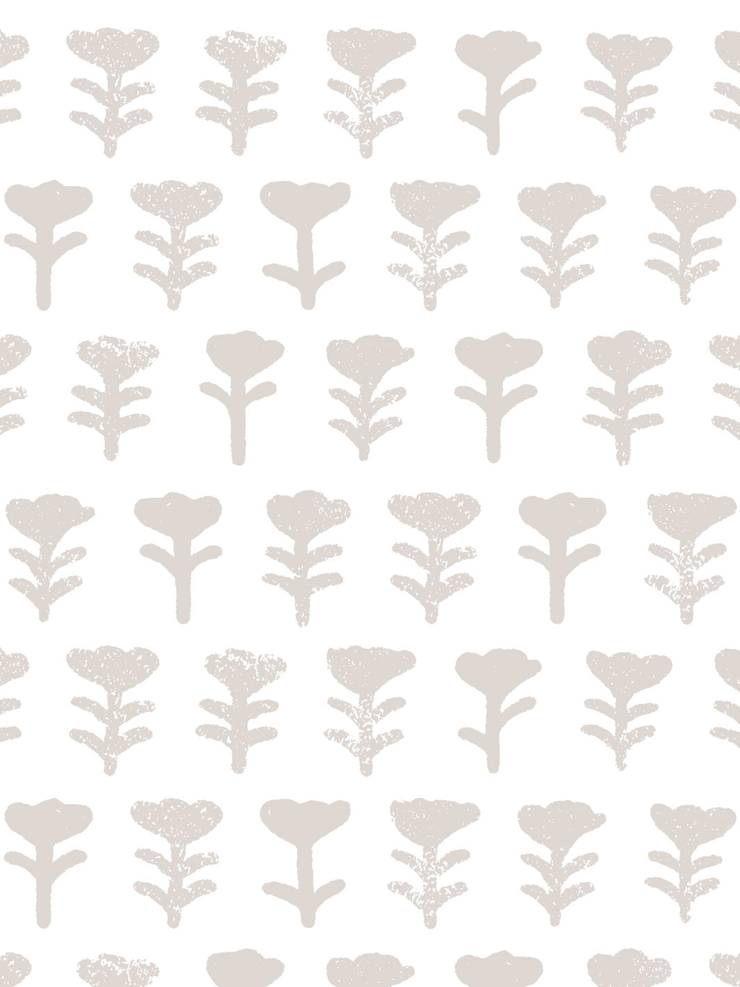 'Tulip Large' Wallpaper by Sugar Paper - Khaki