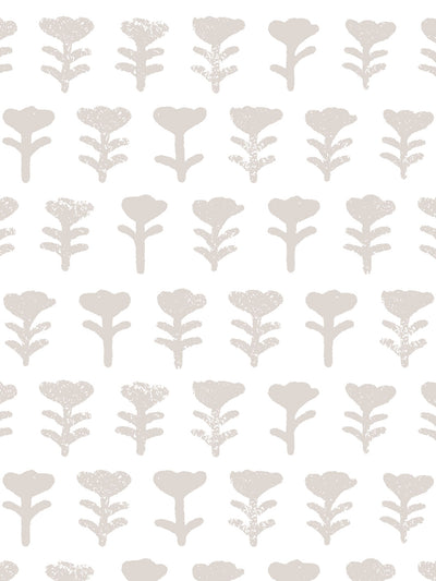 'Tulip Large' Wallpaper by Sugar Paper - Khaki