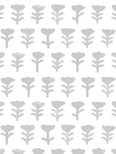 'Tulip Large' Wallpaper by Sugar Paper - Silver Sage