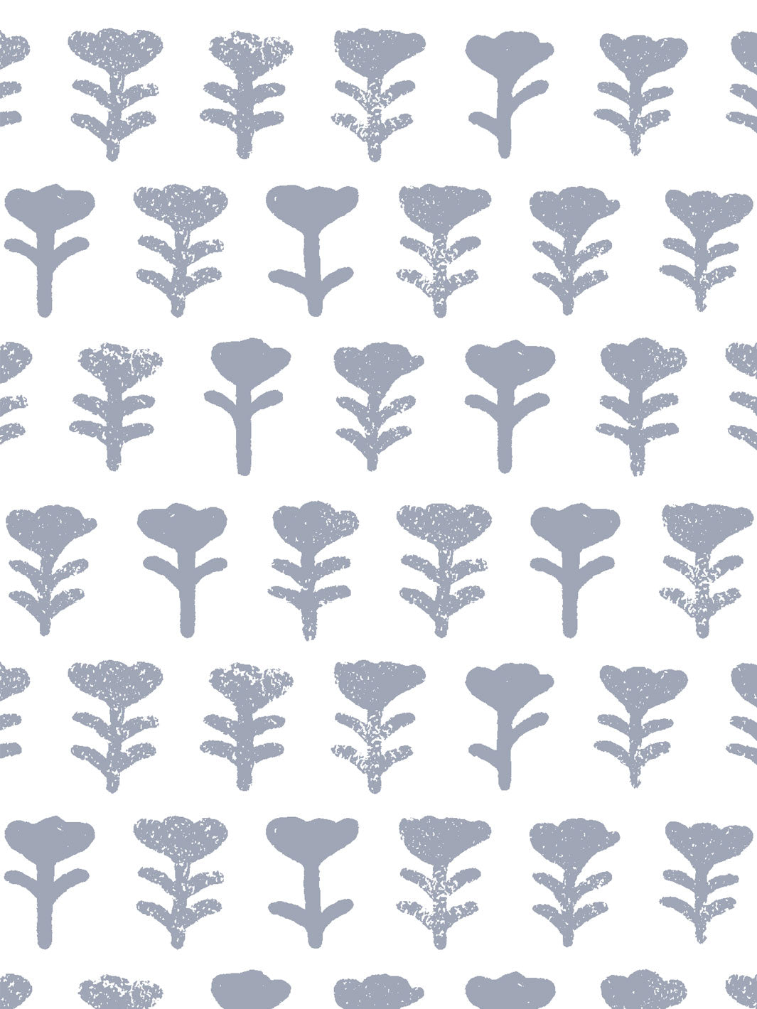 'Tulip Large' Wallpaper by Sugar Paper - Slate