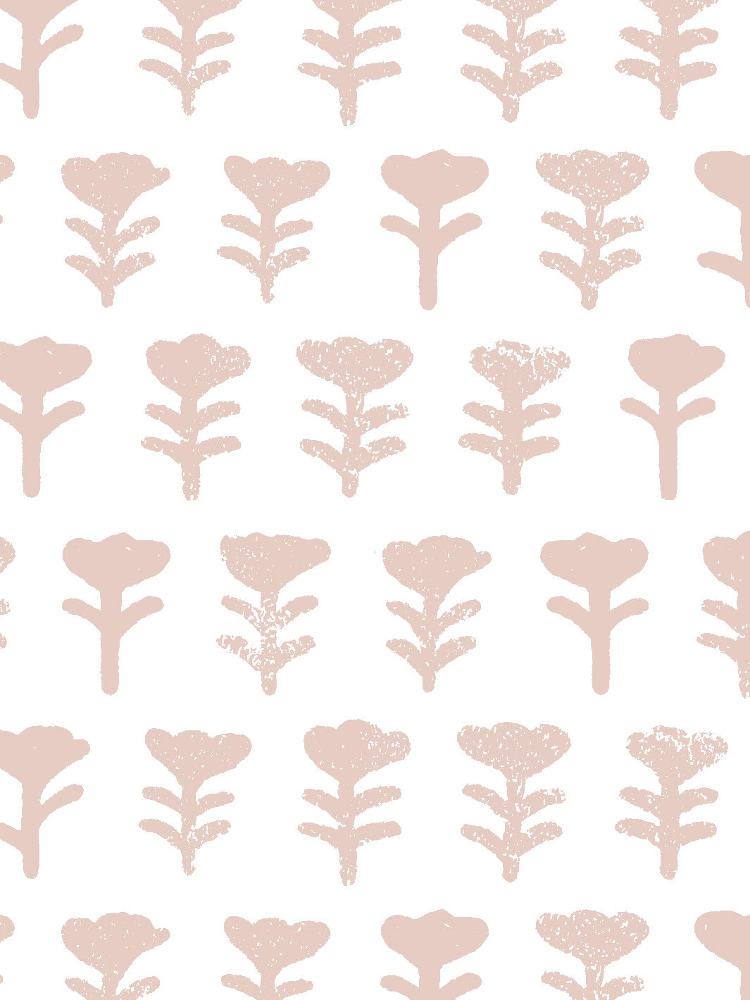 'Tulip' Wallpaper by Sugar Paper - Rose