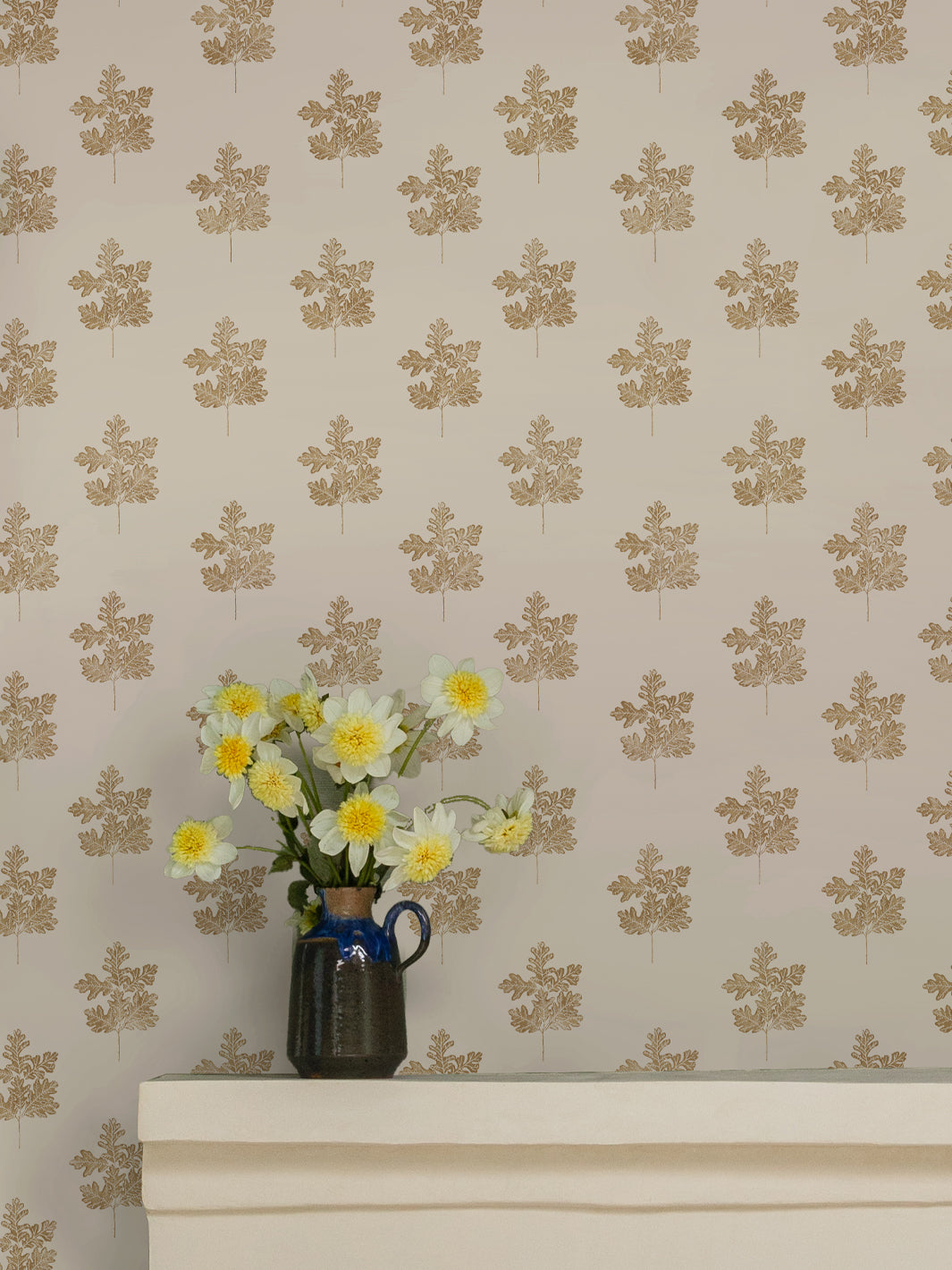 valley oak wallpaper by nathan turner gold