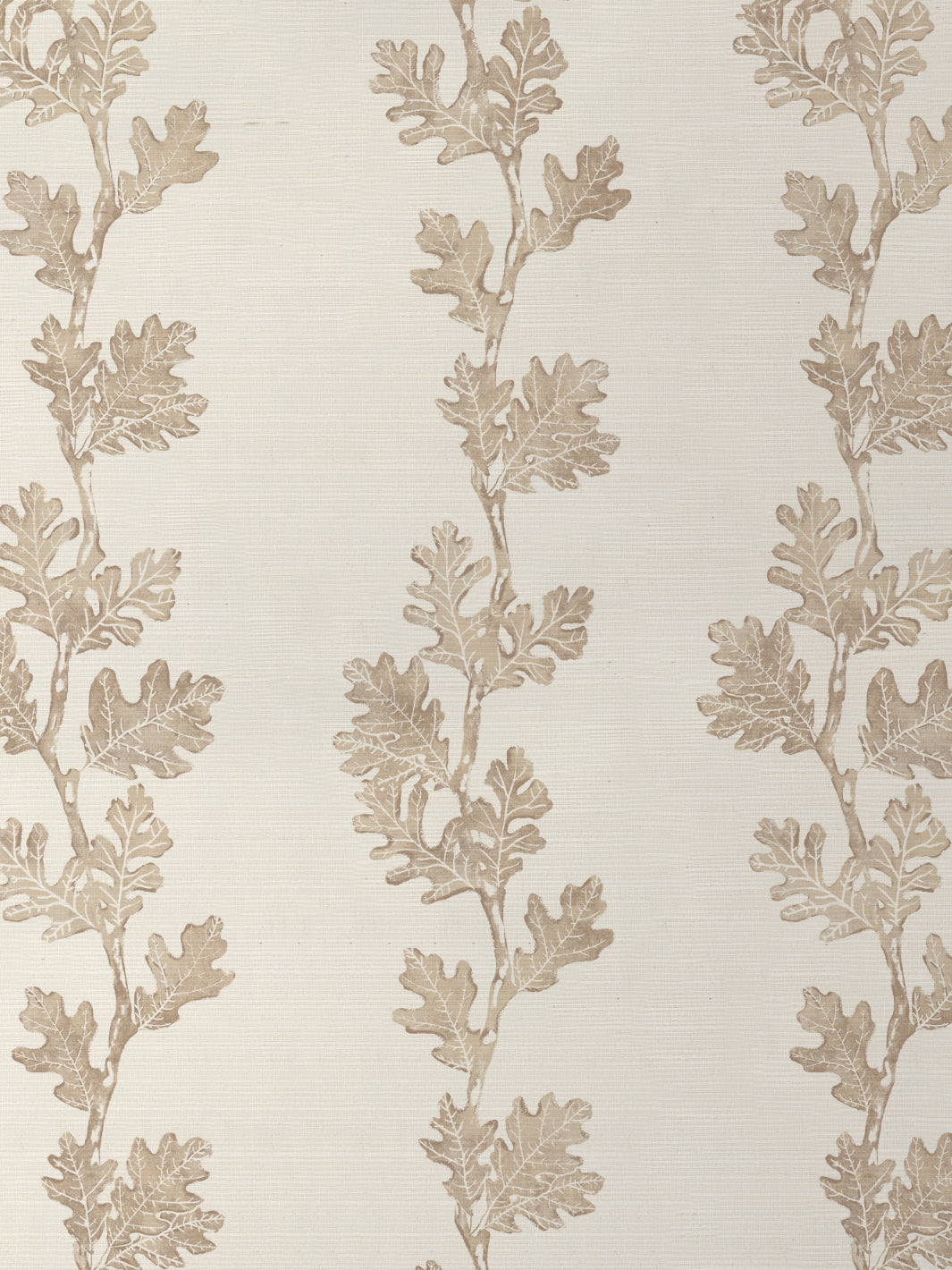 'valley Oak Stripe' Grasscloth Wallpaper By Nathan Turner - Neutral 