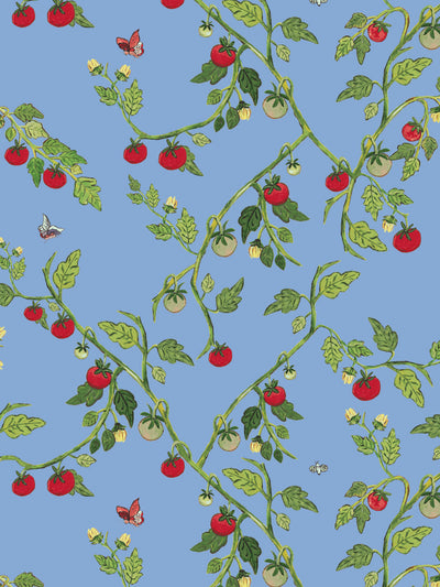 vite di pomodoro wallpaper by carly beck blue