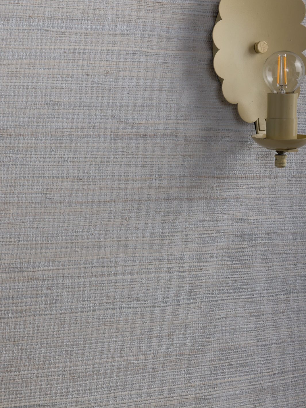 'Woven Solid' Grasscloth Wallpaper in Oat