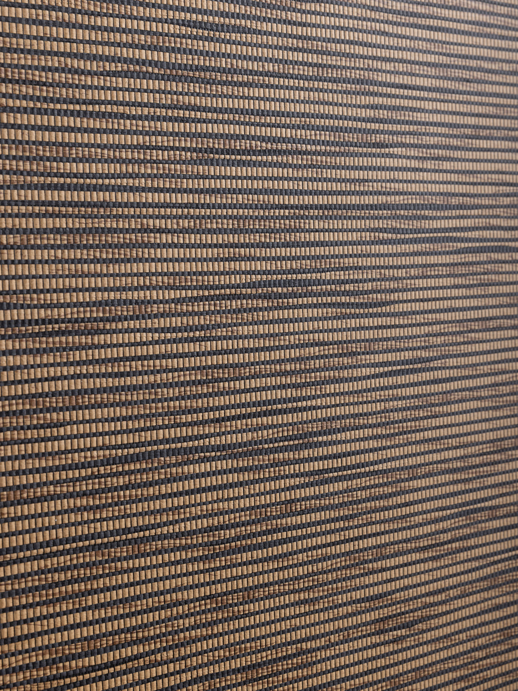 'Woven Textures' Grasscloth Wallpaper in Cinnamon Stripe