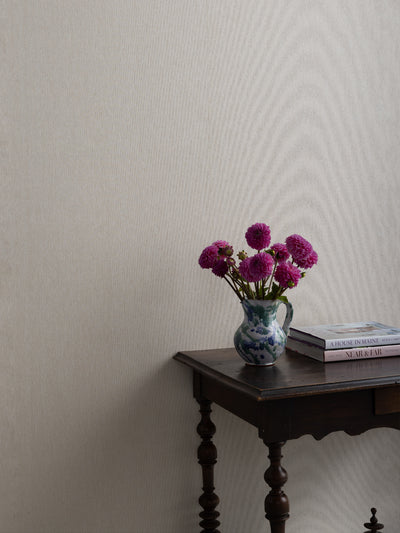 'Woven Textures' Grasscloth Wallpaper in Stone Weave