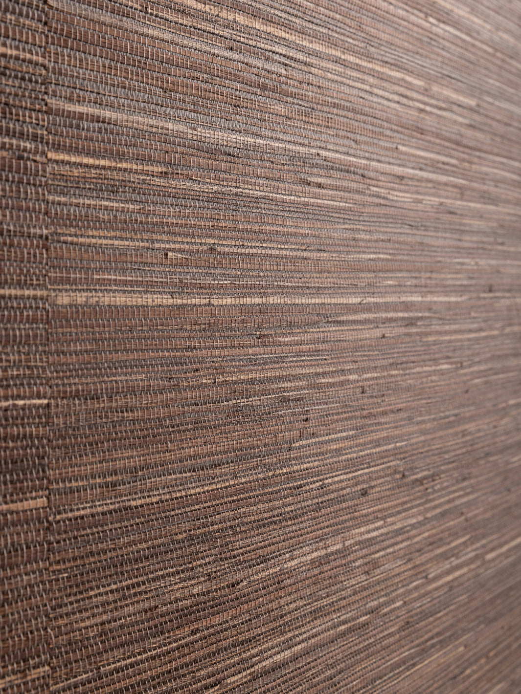 'Woven Two Tone' Grasscloth Wallpaper in Cocoa