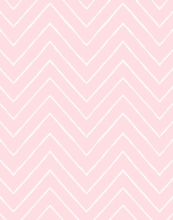 Pink and White Striped Wallpaper | Geometric Wallpaper