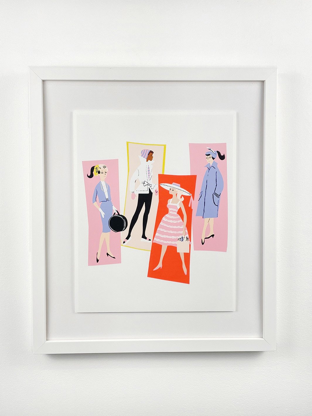 Artshoppe | Barbie™ Mod Shapes 2 Framed Art | Barbie™ Wall Art & Decor ...